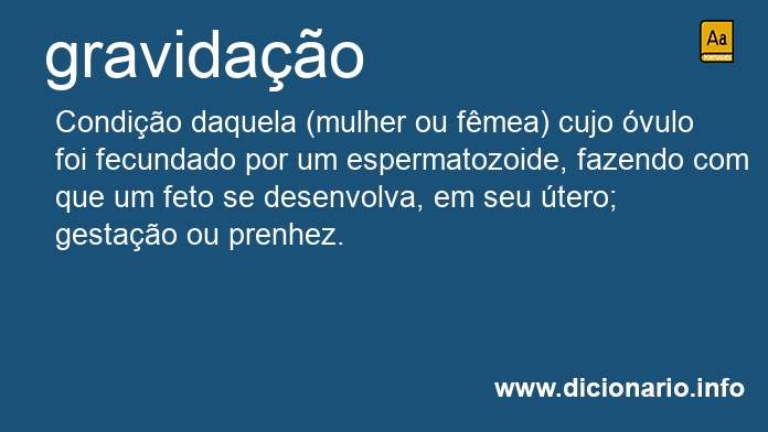 Significado de gravidao