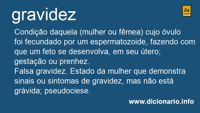 Significado de gravidez