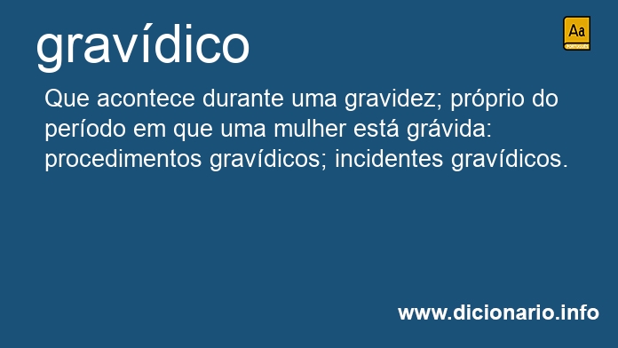 Significado de gravdico