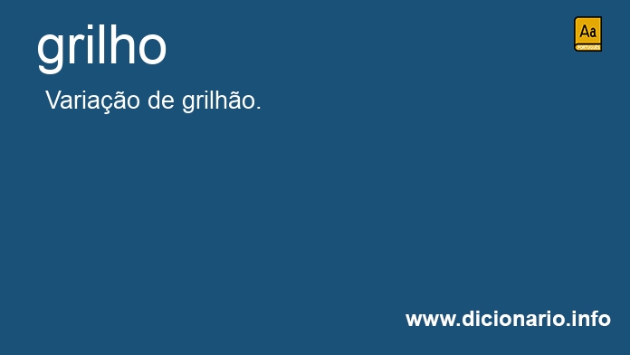 Significado de grilho