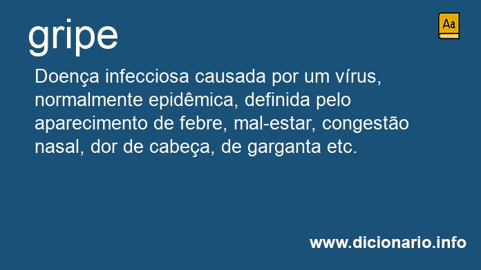 Significado de gripe