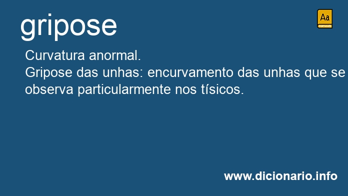 Significado de gripose
