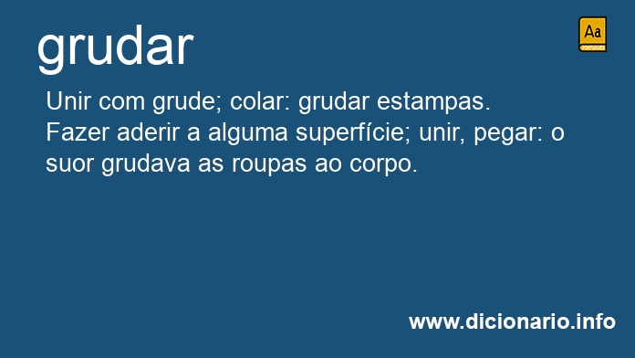 Significado de grudavam