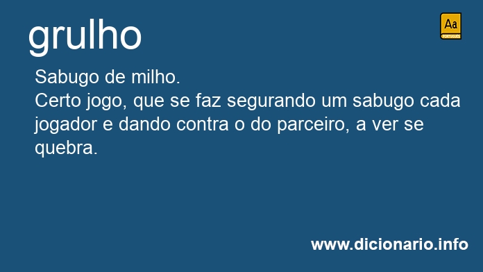 Significado de grulhos