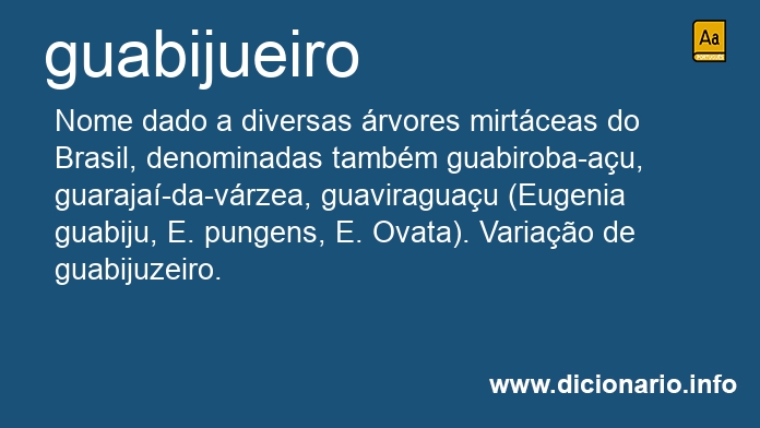 Significado de guabijueiro