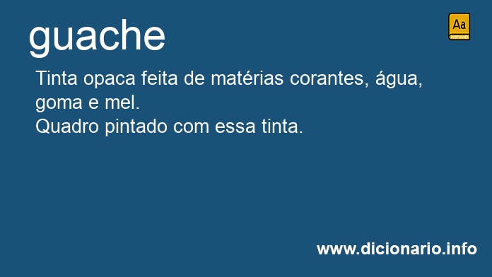 Significado de guache