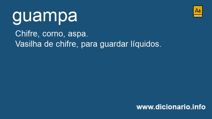 Significado de guampa