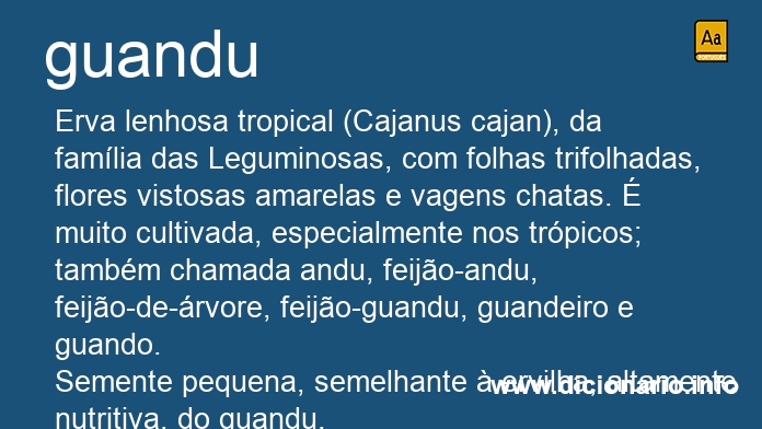 Significado de guandu