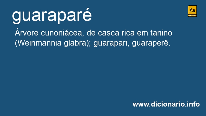 Significado de guarapar