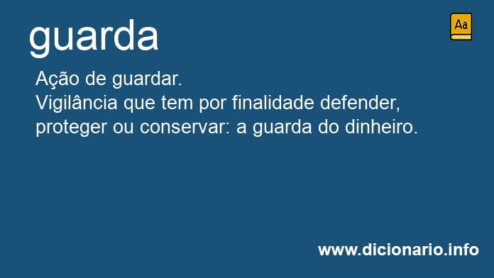 Significado de guarda