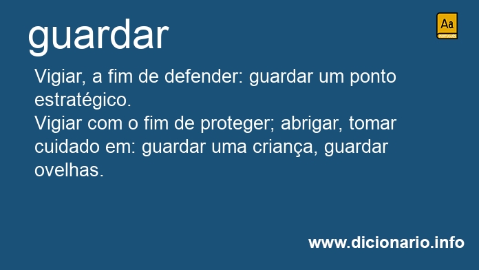 Significado de guardasses