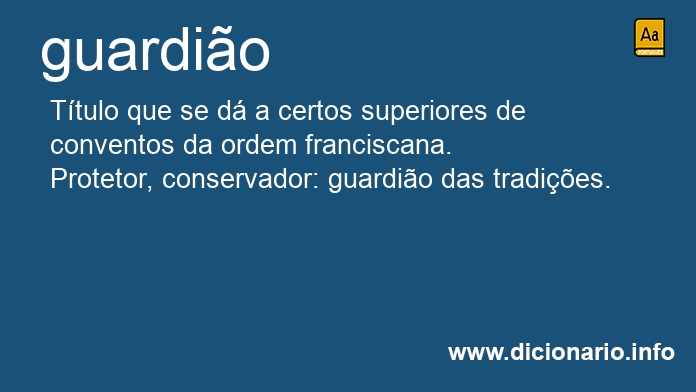 Significado de guardies