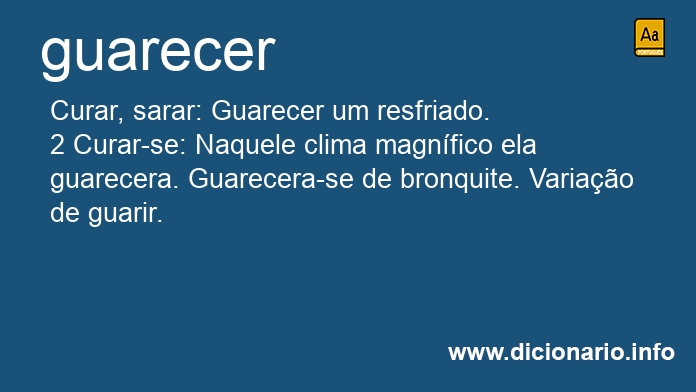 Significado de guarecer