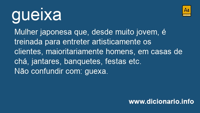 Significado de gueixa