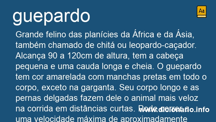 Significado de guepardos