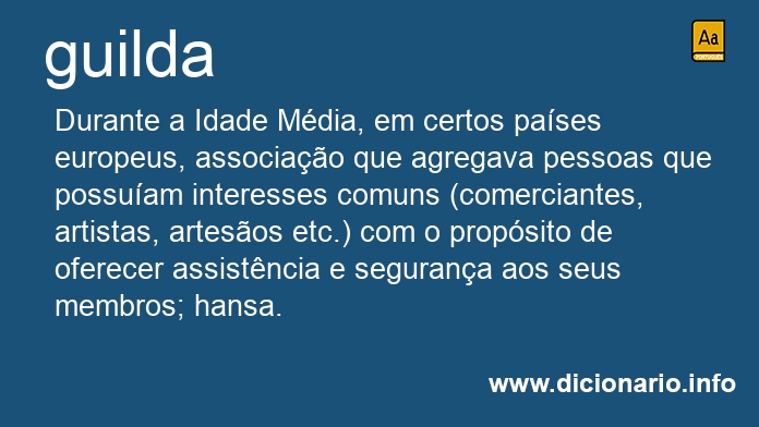 Significado de guilda