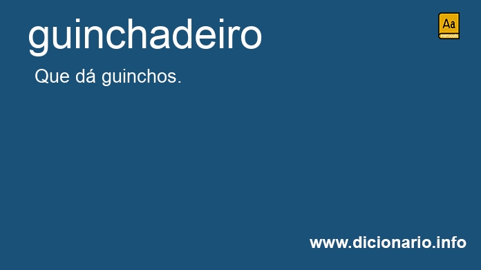 Significado de guinchadeiro