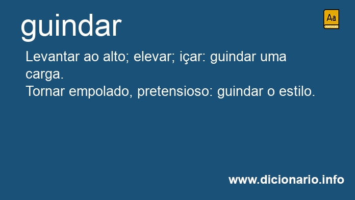 Significado de guindai