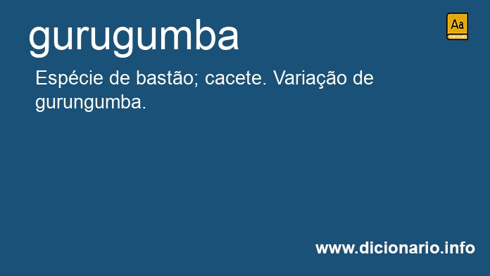 Significado de gurugumba