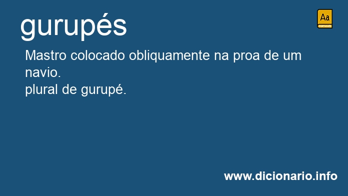 Significado de gurups