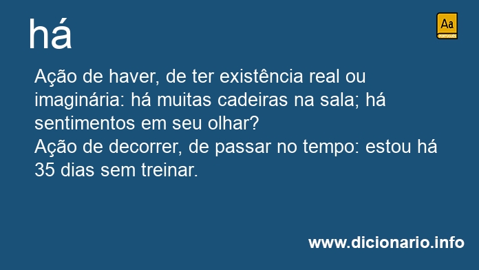 Significado de h