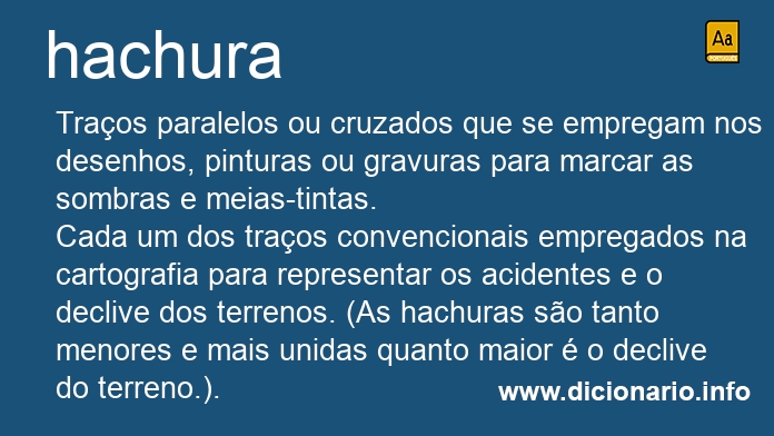 Significado de hachura