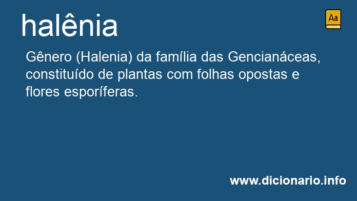 Significado de halnia