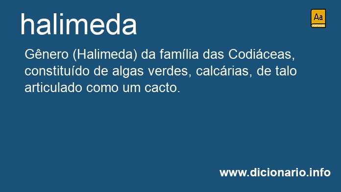Significado de halimeda