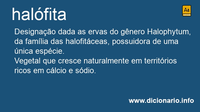 Significado de halfita