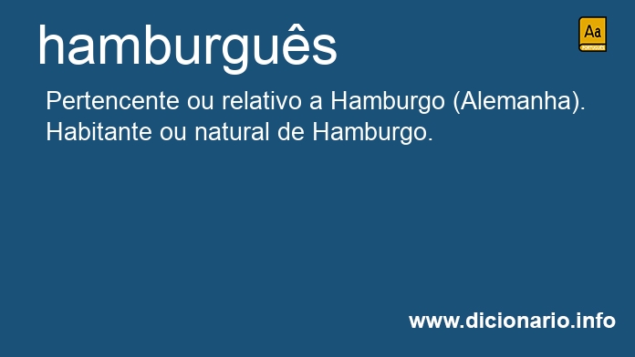 Significado de hamburguesa