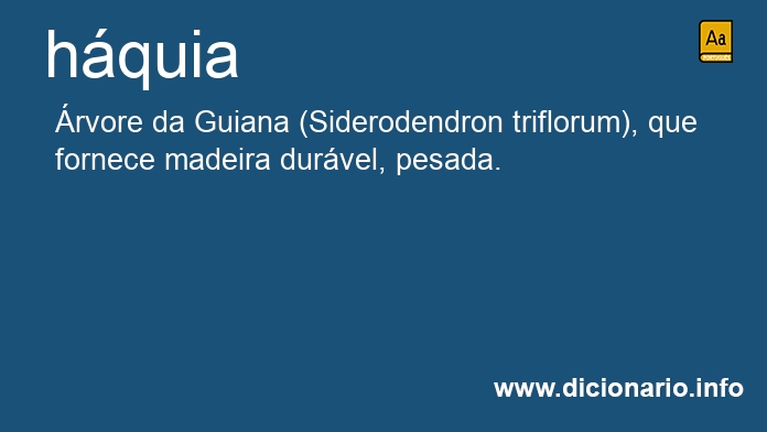Significado de hquia