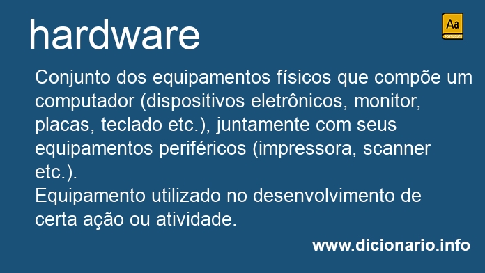 Significado de hardware