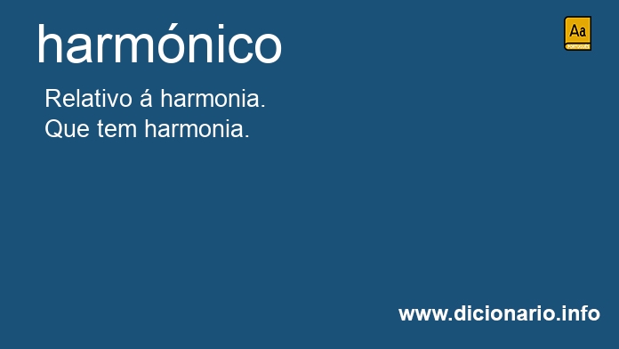 Significado de harmnicos