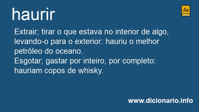Significado de haurirdes