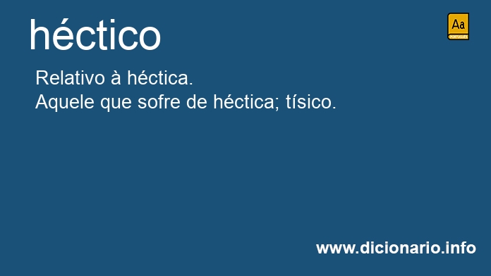 Significado de hctico