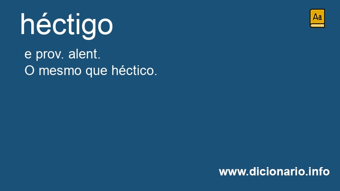Significado de hctigo