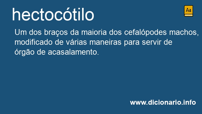 Significado de hectoctilo