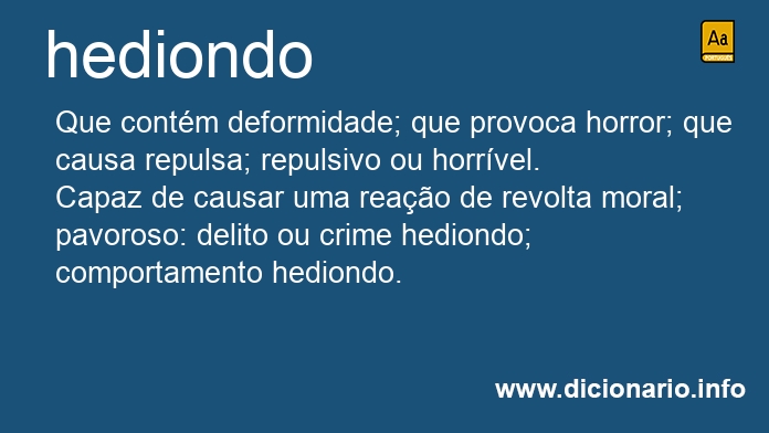 Significado de hedionda