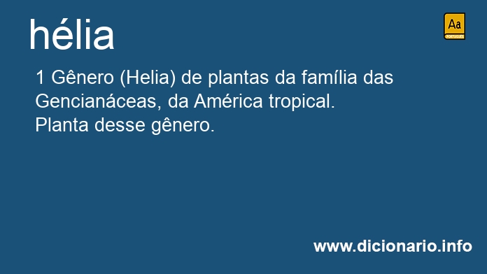 Significado de hlia