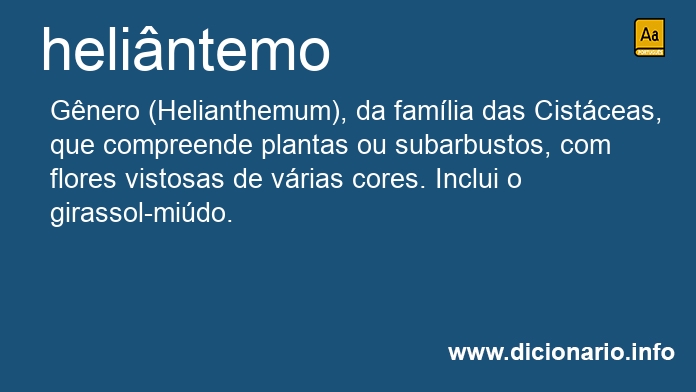 Significado de helintemo