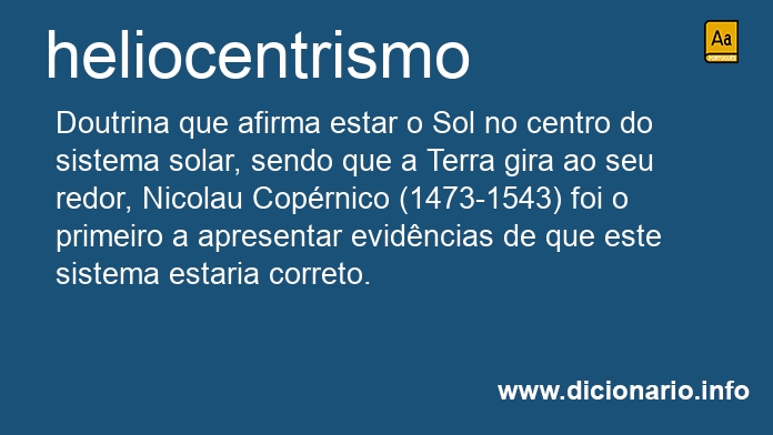 Significado de heliocentrismos