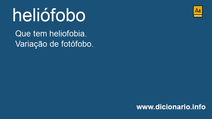 Significado de helifoba