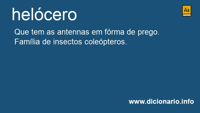 Significado de helcero