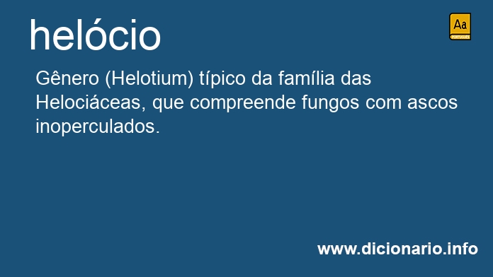 Significado de helcio