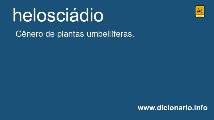 Significado de heloscidio