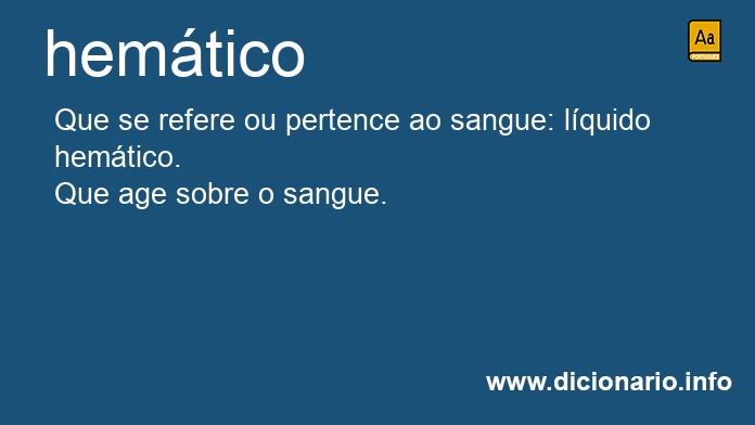 Significado de hem�ticos