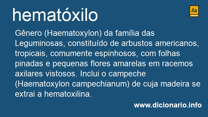 Significado de hematxilo