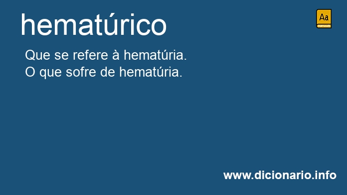 Significado de hematrico