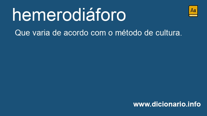 Significado de hemerodiforo