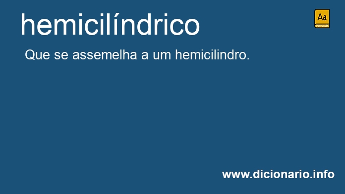 Significado de hemicilndrico